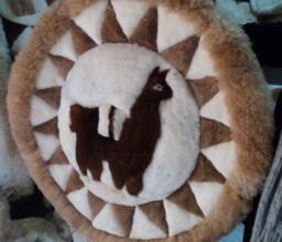 Alpaca Fur Rug. Pushchair Liner. Bedside Calls. Children's Playroom Beautiful - thumbnail 1