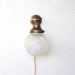 Pug-In Brass Wall Sconce Light, Modern Brass Aged Finish Wall Sconce Minimal Light, No.0243 - thumbnail 2