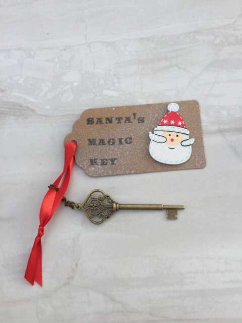 Santa's Magic Key Christmas Ornament - Great For A Eve Box Or Gift - image 1