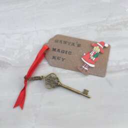 Santa's Magic Key Christmas Ornament - Great For A Eve Box Or Gift - thumbnail 3