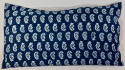 Indian Cotton Cushion Cover Printed Several Colors Available Traditional Floral Or Geometric Patterns Panjab Series - thumbnail 1