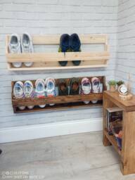Rustic Shoe Storage/Shoe Rack/Rustic Storage & Shelving