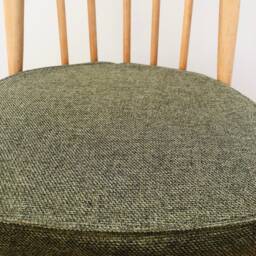Myhome New Seat Pad(S For Ercol Dining Chairs With Straps & Press Studs - Dark Green - thumbnail 2