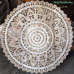 Round Bed Bohemian Headboard 47