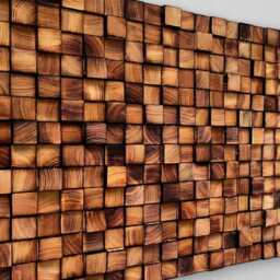 Handmade Reclaimed Wood Headboard - Rustic Wooden Wall Art - thumbnail 2