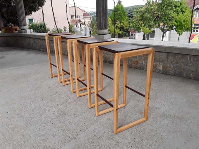 Full Wood Bar Stools - image 1