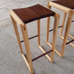 Full Wood Bar Stools - thumbnail 2