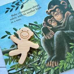 Wooden Zoo Animal Toys Montessori Safari Set - thumbnail 3