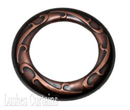 Large Copper Oxide Metal Curtain Drapery Supply #12 Hardware 1 9/16 Inch Inner Diameter Home Decor Grommets/Rings Pack Lot W/Washer Eyelets - thumbnail 1