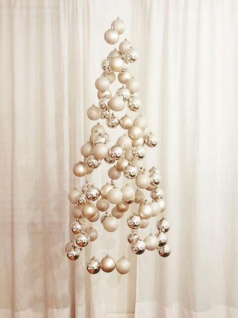 Hanging Christmas Tree, Diy Tree Mobile Kit Ornament Hanger, Storage Bag - image 1