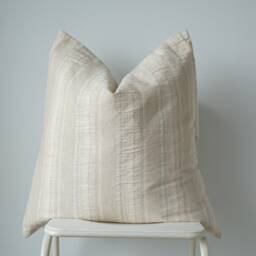 Hmong Batik Pillow Cover Neutral Boho Home Decor - thumbnail 2