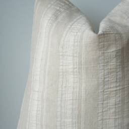 Hmong Batik Pillow Cover Neutral Boho Home Decor - thumbnail 3