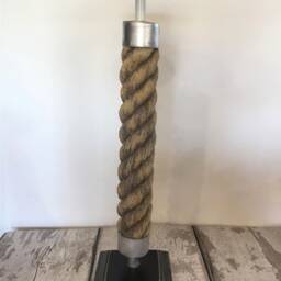 Resin Rope Candle Holder Unique Home Nautical Style Decoration - thumbnail 2