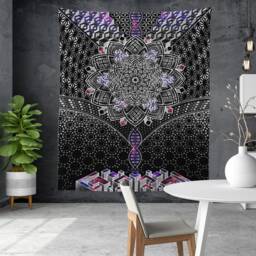 Oneness // Glenn Thomson \ Tapestry/Wall Hanging Kit Loom Trippy Fabric Home & Living - thumbnail 2