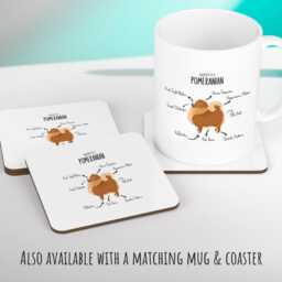 Anatomy Of A Pomeranian Funny Gift For Him Or Her Cushion Pillow Bedroom Decor Cs407 - thumbnail 3