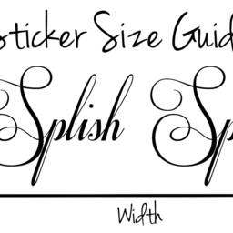 Splish Splash Quote - Matt Vinyl Wall Art Sticker Decal Mural Home, Wall, Mirror, Window Decor. Bathroom, Washroom, Bathe - thumbnail 3