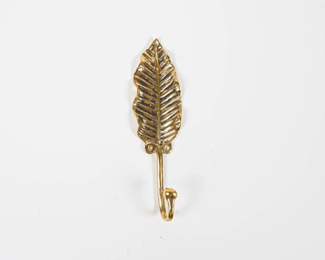 Unique Leaf Bronze Hook, 7 - image 1