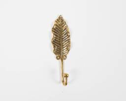 Unique Leaf Bronze Hook, 7 Inch Figurine, Key Hanger, Wall Towel Miniature, Room Decor, Gift For Her, Home
