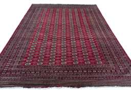 9x12 Red Color Bokhara Rug - 2.75x3.65 Bedroom Luxury Area Turkish Fine Quality Afghan