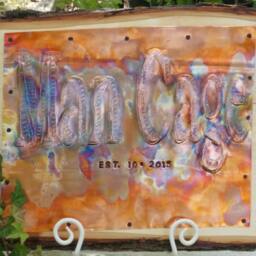 Family Sign, Copper Custom Usa Creator, Wedding, 7Th Anniversary Gift, Business Sign, Man Cave, Wall Hanging, Housewares - thumbnail 3