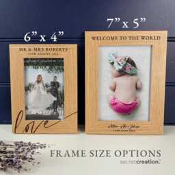 Personalised Fathers Day Gift - Picture Frame For Dad - Birthday & Father's Custom Photo From Daughter Happy - thumbnail 3