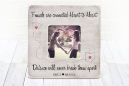 Long Distance Best Friend Gift Friends Frame States Picture - thumbnail 1