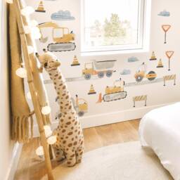 Construction Kit - Small Fabric Wall Decal Away We Go Mej - thumbnail 1