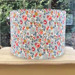 Liberty Betsy Floral Lampshade Yellow Pink Nursery Decor - thumbnail 2