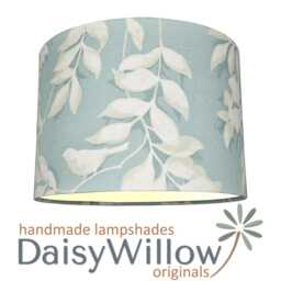 Lampshades in Laura Ashley Lockwood Duck Egg Fabric Vintage Handmade Various Sizes Free Delivery - thumbnail 4