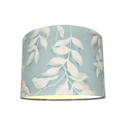 Lampshades in Laura Ashley Lockwood Duck Egg Fabric Vintage Handmade Various Sizes Free Delivery - thumbnail 1