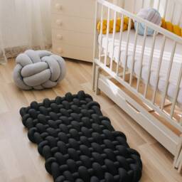 Play Mat Braided Rug For Nursery Shower Gift Large Floor Cushion Kids - thumbnail 2