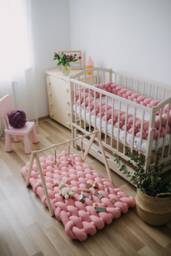 Play Mat Braided Rug For Nursery Shower Gift Large Floor Cushion Kids