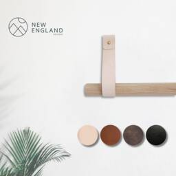 Curtain Rod Holder/Pole Holder, Leather Strap Curtain Hanger, Bracket. Not Included