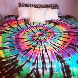 Handmade Tie Dye Duvet Cover Set - Hippie Boho Bedding Ultra Soft Cotton - thumbnail 2