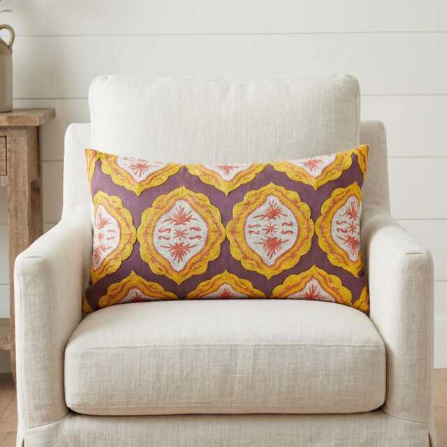 Suzani Pillow Arianne, Suzani Cushion - image 1