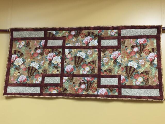 Oriental Weave Wall Hanging Pattern - Wide Table Runner - image 1