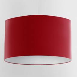 Velvet Lampshade - Claret With White Lining, Handmade Lampshades, Table Lamp Shade, Red - thumbnail 3