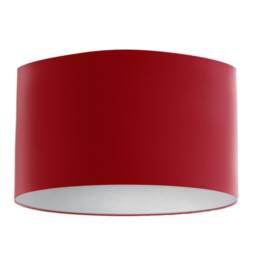 Velvet Lampshade - Claret With White Lining, Handmade Lampshades, Table Lamp Shade, Red