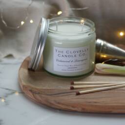 Cedarwood & Lemongrass Scented Candles Made With Essential Oils & Natural Wax - Handmade in Clovelly - thumbnail 2