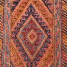 Antique 2'6x12'8 Runner Rug - Hand-Knotted Wool Moshwani , Fine Quality Tribal Cozy Geometric Design , Home Decor - thumbnail 4