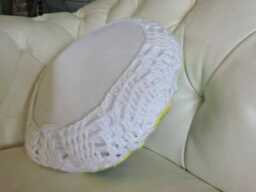 Vibrant Crochet Mandala Pillow Case - thumbnail 3
