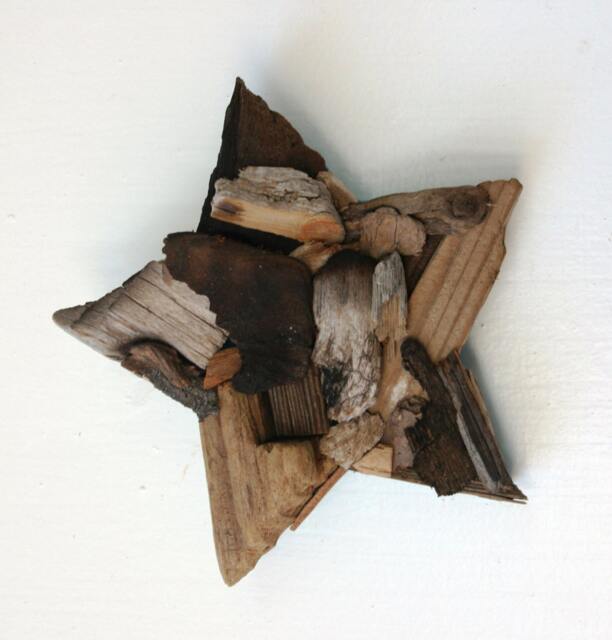 Driftwood Star Wall Decor Coastal Chic Home Decor, Rustic Decor - image 1