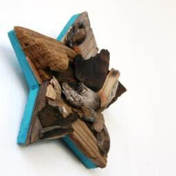Driftwood Star Wall Decor Coastal Chic Home Decor, Rustic Decor - thumbnail 3