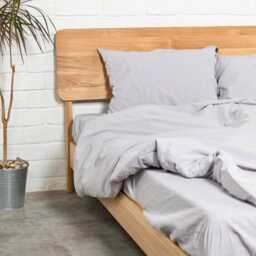 Oak Bed Frame Norwich Handmade Bedroom Decor Home Unique Scandinavian Design Minimalist Wooden Lof - thumbnail 2