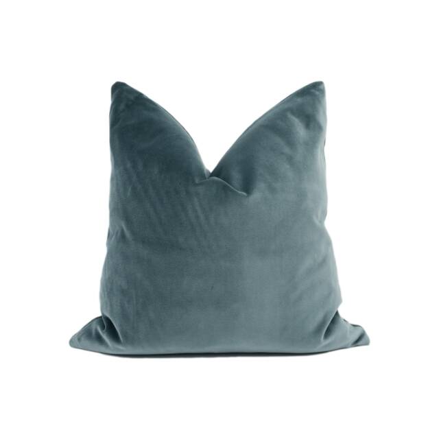 Designers Guild - Varese Mist Luxurious Plush Cotton Velvet Cushion Cover Handmade Throw Pillow Designer Home D??cor - image 1