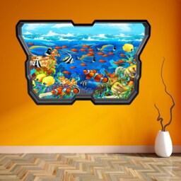 Freshwater Fishes Wall Decal Sticker Mural Poster Print Art Kids Bedroom Home Decor Av4 - thumbnail 3