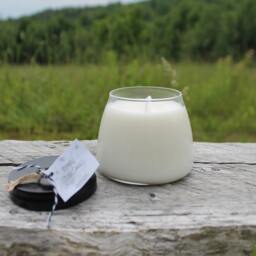 Handpoured 4Oz Pure Soy Candle Jar With Black Metal Lid-Vermont Cottage Candles - thumbnail 3