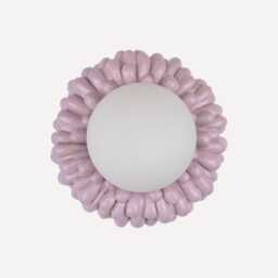 Drip Sconce - Violet Ombre, Handmade Ceramic Lamp, Wall Hanging Light - thumbnail 1