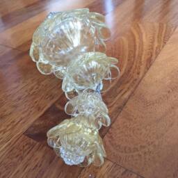 Final With Bow, Spare Parts For Chandeliers, in Transparent & Gold - thumbnail 4