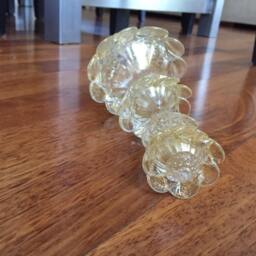 Final With Bow, Spare Parts For Chandeliers, in Transparent & Gold - thumbnail 2
